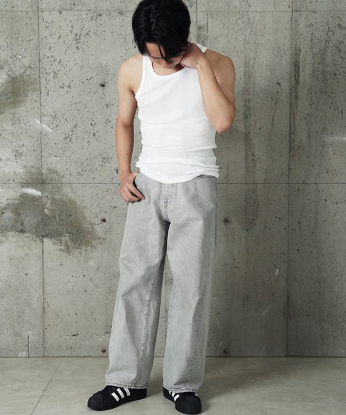 MILLER(ミラー)の「"02"≪Robert P. Miller≫パックT パネルリブ タンクトップ(タンクトップ・メンズ・ブラウン系1/ブラック/ホワイト×ブラック/ブラック×グレー/グレー/オフホワイト/ホワイト系1/チャコールグレー・XL/L/M)」の12枚目の写真