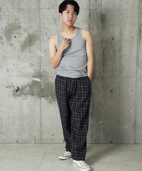 MILLER(ミラー)の「"02"≪Robert P. Miller≫パックT パネルリブ タンクトップ(タンクトップ・メンズ・ブラウン系1/ブラック/ホワイト×ブラック/ブラック×グレー/グレー/オフホワイト/ホワイト系1/チャコールグレー・XL/L/M)」の22枚目の写真