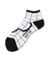 ウィンドペン柄ショートソックス (MENS)