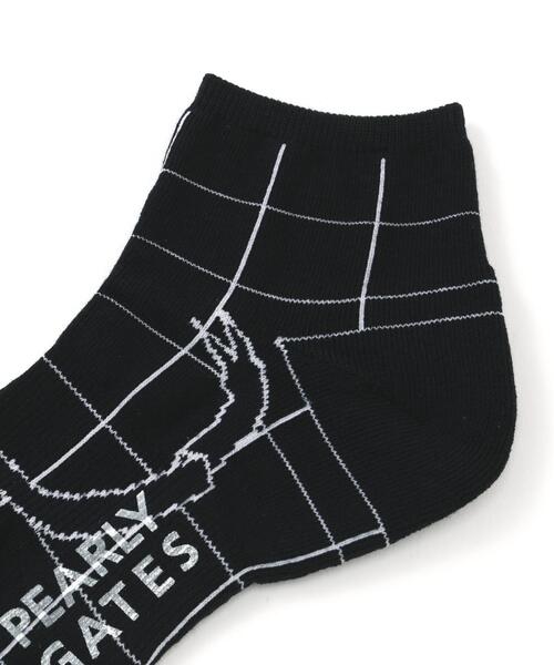 PEARLY GATES（パーリーゲイツ）の「ウィンドペン柄ショートソックス (MENS)（ソックス/靴下・メンズ・ホワイト系その他/ダークインディゴブルー・FREE）」の3枚目の写真