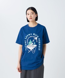 Snow Peak（スノーピーク）の「Snow Peak / SP Fireplace Dry T-Shirt 焚火グラフィック ドライTシャツ（Tシャツ/カットソー）」