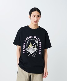 Snow Peak（スノーピーク）の「Snow Peak / SP Fireplace Dry T-Shirt 焚火グラフィック ドライTシャツ（Tシャツ/カットソー）」