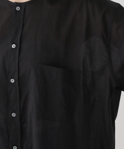 JOURNAL STANDARD LUXE（ジャーナルスタンダード　ラックス）の「【VAS-Y LENTEMENT】CREW-NECK OVERSIZED SHIRT（シャツ/ブラウス・レディース・ホワイト/ブラック・MEDIUM）」の14枚目の写真