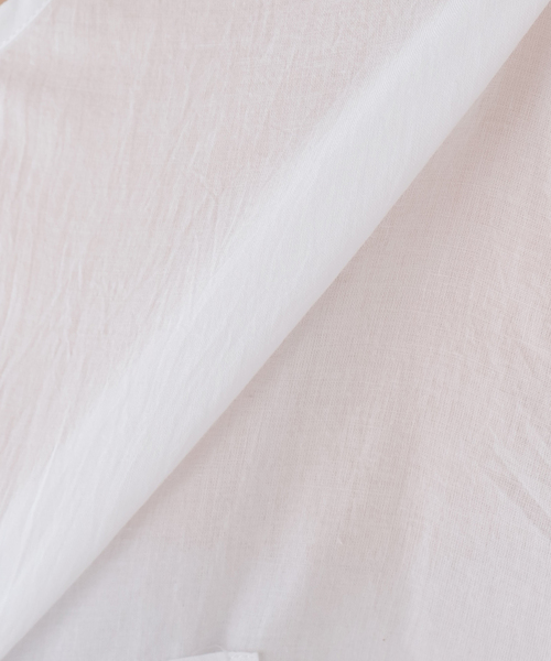 JOURNAL STANDARD LUXE（ジャーナルスタンダード　ラックス）の「【VAS-Y LENTEMENT】CREW-NECK OVERSIZED SHIRT（シャツ/ブラウス・レディース・ホワイト/ブラック・MEDIUM）」の19枚目の写真
