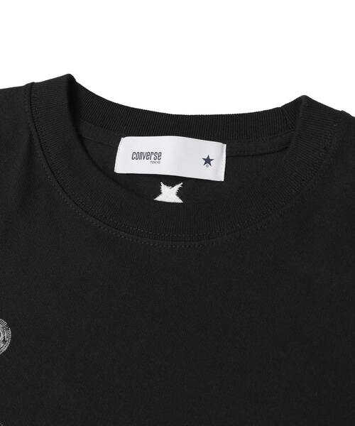 CONVERSE TOKYO（コンバーストウキョウ）の「SPINDLE LOGO PRINT TEE（Tシャツ/カットソー・レディース・ブラック/ピンク/ホワイト・FREE）」の21枚目の写真