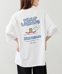 【Philip Lumbang/フィリップランバン】 スケートボード グラフィック 半袖Tシャツ