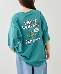 【Philip Lumbang/フィリップランバン】 スケートボード グラフィック 半袖Tシャツ