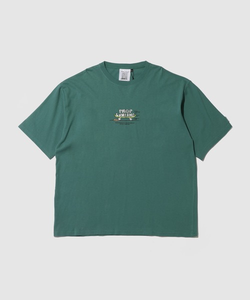 Philip Lumbang(フィリップランバン)の「【Philip Lumbang/フィリップランバン】 スケートボード グラフィック 半袖Tシャツ(Tシャツ/カットソー・メンズ・ホワイト/グリーン/ブラック・M/L/XL)」の5枚目の写真