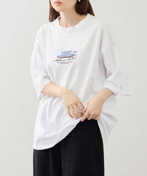 Philip Lumbang(フィリップランバン)の「【Philip Lumbang/フィリップランバン】 スケートボード グラフィック 半袖Tシャツ(Tシャツ/カットソー・メンズ・ホワイト/グリーン/ブラック・M/L/XL)」の14枚目の写真