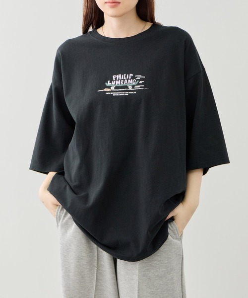 Philip Lumbang(フィリップランバン)の「【Philip Lumbang/フィリップランバン】 スケートボード グラフィック 半袖Tシャツ(Tシャツ/カットソー・メンズ・ホワイト/グリーン/ブラック・M/L/XL)」の17枚目の写真