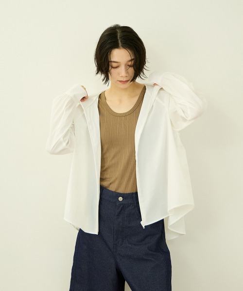 VICKY(ビッキー)の「【日傘より、自由】ひんやりバックデザインパーカー(パーカー・レディース・オフホワイト/ブラック/ブラウン・M)」の17枚目の写真