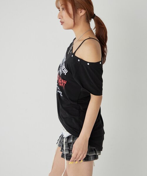 WHO'S WHO gallery(フーズフーギャラリー)の「エリオットラウンドヘムシアーTEE(Tシャツ/カットソー・レディース・オフホワイト/ブラック/グレー/ホワイト系その他/ブラック系その他・FREE)」の21枚目の写真