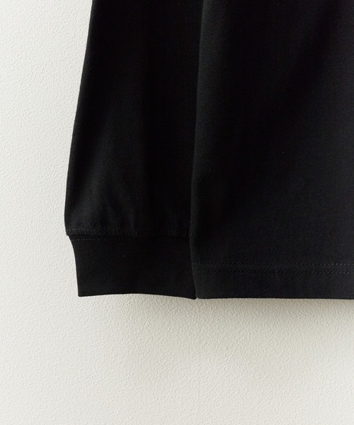 ROOPTOKYO（ループトウキョウ）の「ハイグレードコットン 5.6oz クルーネック 袖リブ ロングスリーブTee /ロンT 無地カットソー オーバーサイズ 2026年春夏（Tシャツ/カットソー・メンズ・オフホワイト/ブラック/アッシュ/ヘザーチャコール/グリーン系その他/ネイビー/バーガンディー/ホワイト・M/L/XL/2XL/S）」の9枚目の写真