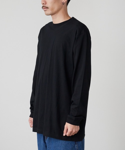 ROOPTOKYO（ループトウキョウ）の「ハイグレードコットン 5.6oz クルーネック 袖リブ ロングスリーブTee /ロンT 無地カットソー オーバーサイズ 2026年春夏（Tシャツ/カットソー・メンズ・オフホワイト/ブラック/アッシュ/ヘザーチャコール/グリーン系その他/ネイビー/バーガンディー/ホワイト・M/L/XL/2XL/S）」の20枚目の写真