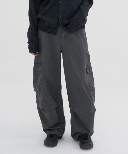 NOUN(ノウン)の「washed cargo pants (charcoal)(その他パンツ・メンズ・その他・1/2/0)」の1枚目の写真