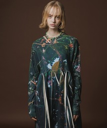 NON TOKYO（ノントーキョー）の「DIRECT PRINT RIB GATHER O/P（ワンピース）」