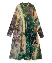 NON TOKYO（ノントーキョー）の「DIRECT PRINT RIB GATHER O/P（ワンピース）」