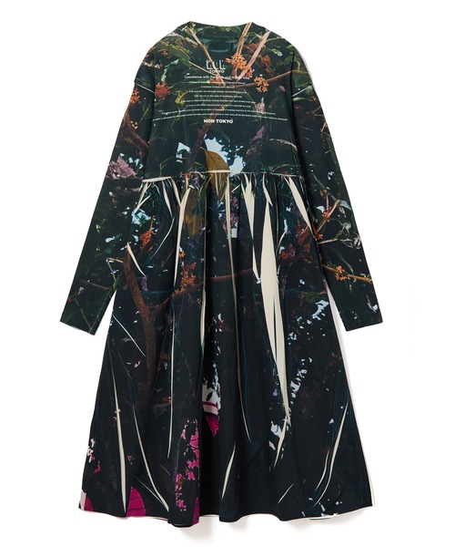 NON TOKYO(ノントーキョー)の「DIRECT PRINT RIB GATHER O/P(ワンピース・レディース・ブラック×グリーン/レッド系/イエロー・FREE)」の11枚目の写真