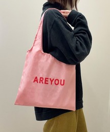 AREYOU英字ロゴトートバッグ