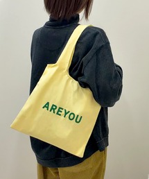 AREYOU英字ロゴトートバッグ