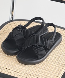 earth music&ecology | ギャザークロスサンダル(サンダル)