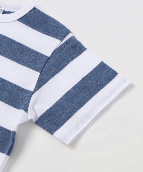 BeBe（ベベ）の「ボーダーキャンピングカープリント杢天竺半袖Tシャツ（Tシャツ/カットソー・キッズ・ブルー系その他/グリーン系その他・130cm/140cm/150cm/120cm）」の11枚目の写真