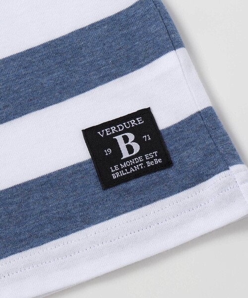 BeBe（ベベ）の「ボーダーキャンピングカープリント杢天竺半袖Tシャツ（Tシャツ/カットソー・キッズ・ブルー系その他/グリーン系その他・130cm/140cm/150cm/120cm）」の13枚目の写真