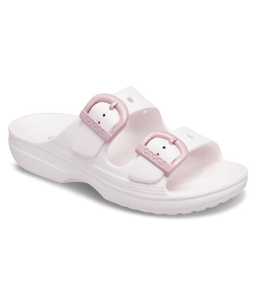 crocs(クロックス)の「CROCS クロックス SATURDAY ENAMEL BUCKLE SNDL W サタデー エナメル バックル サンダル ウィメンズ 212867-7DF(サンダル・レディース・ライトピンク・22.0cm/23.0cm/24.0cm/25.0cm)」の6枚目の写真