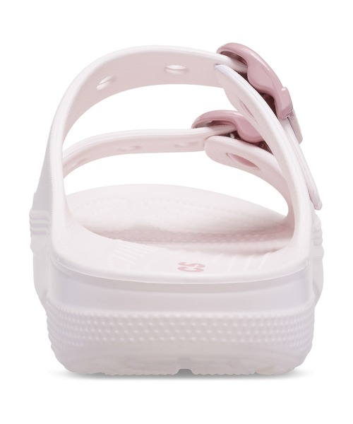 crocs(クロックス)の「CROCS クロックス SATURDAY ENAMEL BUCKLE SNDL W サタデー エナメル バックル サンダル ウィメンズ 212867-7DF(サンダル・レディース・ライトピンク・22.0cm/23.0cm/24.0cm/25.0cm)」の4枚目の写真