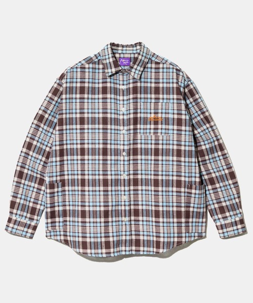 go slow caravan(ゴースローキャラバン)の「Mountain Mania/マウンテンマニア Side Pocket Check Shirts(シャツ/ブラウス・メンズ・その他1/その他2・X-LARGE/LARGE/MEDIUM)」の1枚目の写真