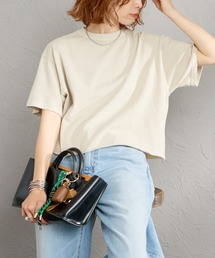 [STAR&STRIPE/スターアンドストライプ] 別注 カットオフ ショート丈ワイドシルエットTシャツ