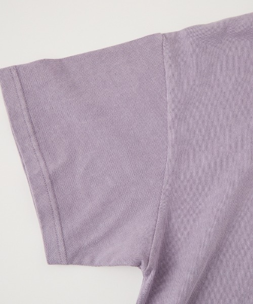 STAR&STRIPE（スターアンドストライプ）の「[STAR&STRIPE/スターアンドストライプ] 別注 カットオフ ショート丈ワイドシルエットTシャツ（Tシャツ/カットソー・レディース・ラベンダー/ライトグレー/ブラウン/チャコールグレー・F）」の16枚目の写真