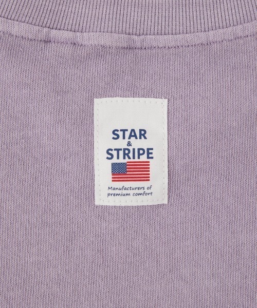 STAR&STRIPE（スターアンドストライプ）の「[STAR&STRIPE/スターアンドストライプ] 別注 カットオフ ショート丈ワイドシルエットTシャツ（Tシャツ/カットソー・レディース・ラベンダー/ライトグレー/ブラウン/チャコールグレー・F）」の11枚目の写真