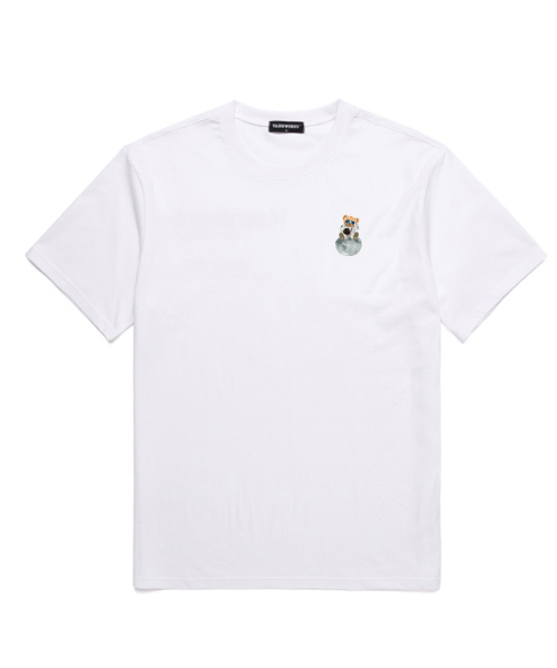VANNWORKS(バンワークス)の「SPACE BEAR オーバーサイズ 半袖Tシャツ (VNDTS242) ホワイト(Tシャツ/カットソー・レディース・その他・LARGE/MEDIUM/SMALL/X-LARGE/XX-LARGE)」の1枚目の写真