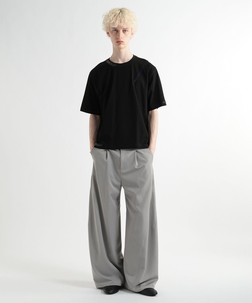 HARE(ハレ)の「ハイショクステッチカット(HARE)(Tシャツ/カットソー・メンズ・ブルー/ブラック/ホワイト・FREE)」の5枚目の写真