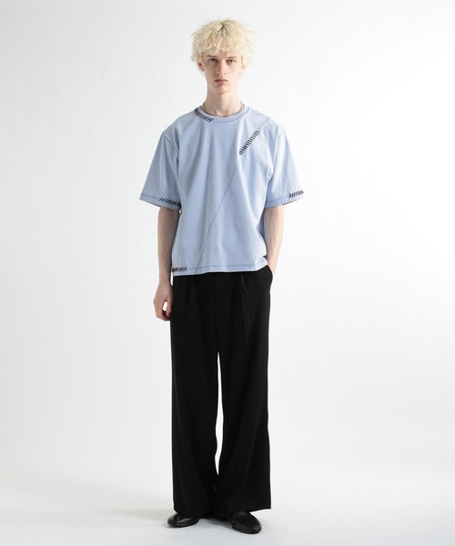 HARE(ハレ)の「ハイショクステッチカット(HARE)(Tシャツ/カットソー・メンズ・ブルー/ブラック/ホワイト・FREE)」の8枚目の写真
