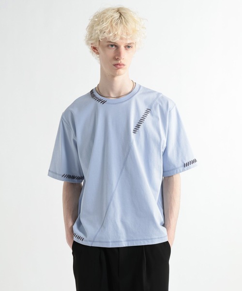 HARE(ハレ)の「ハイショクステッチカット(HARE)(Tシャツ/カットソー・メンズ・ブルー/ブラック/ホワイト・FREE)」の15枚目の写真