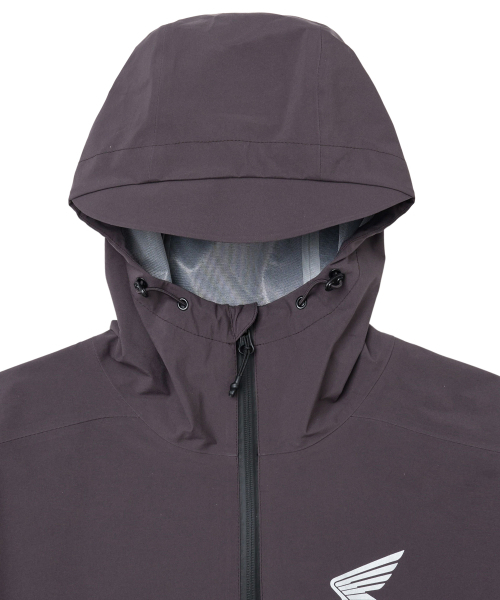 PHYPS MOTORCYCLE（フィップスモーターサイクル）の「H-Tech 3Layer Waterproof Shield Jacket Burgundy（ナイロンジャケット・レディース・その他・SMALL/MEDIUM/LARGE/X-LARGE）」の4枚目の写真