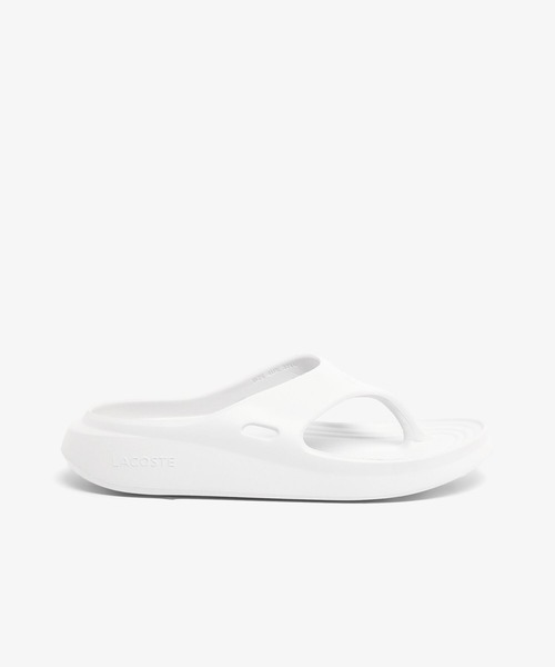 LACOSTE(ラコステ)の「レディース MEDUZ FLIP-FLOP 1261 CFA / 厚底 軽量 トングサンダル(サンダル・レディース・オフホワイト/ブラック・25.0cm/24.0cm/22.5cm/23.5cm)」の8枚目の写真