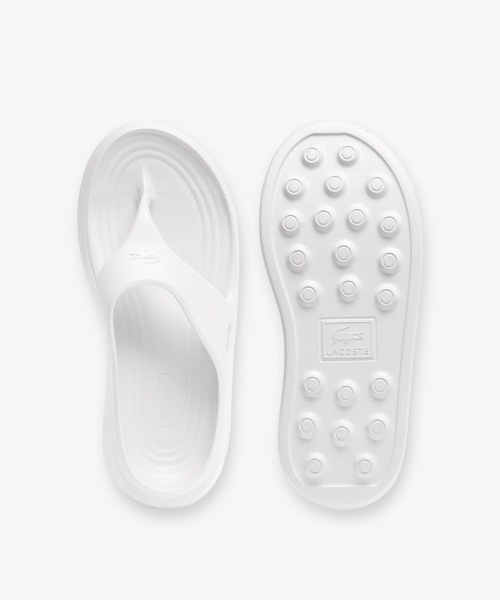 LACOSTE(ラコステ)の「レディース MEDUZ FLIP-FLOP 1261 CFA / 厚底 軽量 トングサンダル(サンダル・レディース・オフホワイト/ブラック・25.0cm/24.0cm/22.5cm/23.5cm)」の10枚目の写真