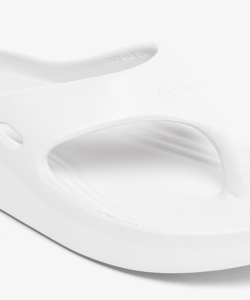 LACOSTE(ラコステ)の「レディース MEDUZ FLIP-FLOP 1261 CFA / 厚底 軽量 トングサンダル(サンダル・レディース・オフホワイト/ブラック・25.0cm/24.0cm/22.5cm/23.5cm)」の12枚目の写真