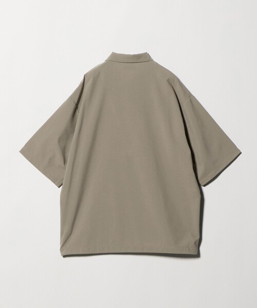 UNITED ARROWS（ユナイテッドアローズ）の「DotAir ドットエア サッカー ヘムコード ポロシャツ　吸水速乾（ポロシャツ・メンズ・ブラック/オリーブ・XL/M/S/L）」の13枚目の写真