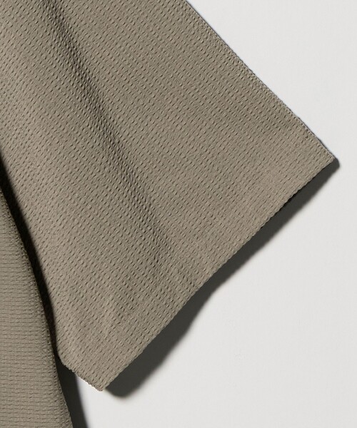 UNITED ARROWS（ユナイテッドアローズ）の「DotAir ドットエア サッカー ヘムコード ポロシャツ　吸水速乾（ポロシャツ・メンズ・ブラック/オリーブ・XL/M/S/L）」の15枚目の写真