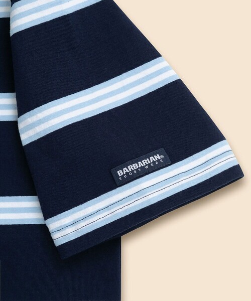 BROOKS BROTHERS（ブルックスブラザーズ）の「Brooks Brothers × BARBARIAN　コットン　ライトウェイト　ラグビーシャツ（ポロシャツ・メンズ・グリーン/バーガンディー/ネイビー・LARGE/MEDIUM/SMALL）」の7枚目の写真