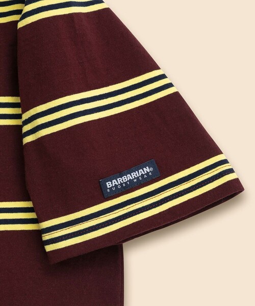 BROOKS BROTHERS（ブルックスブラザーズ）の「Brooks Brothers × BARBARIAN　コットン　ライトウェイト　ラグビーシャツ（ポロシャツ・メンズ・グリーン/バーガンディー/ネイビー・LARGE/MEDIUM/SMALL）」の9枚目の写真