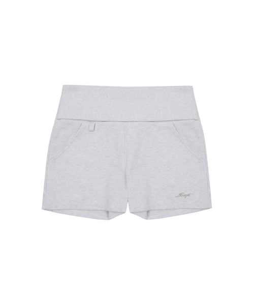 NINEZ（ナインゼット）の「コットンフォールディングショーツ (2カラー)（その他パンツ・レディース・ライトグレー/ブラック・SMALL/MEDIUM）」の7枚目の写真