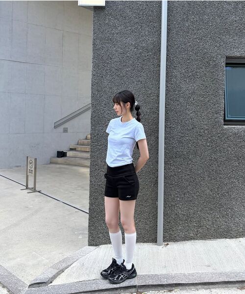 NINEZ（ナインゼット）の「コットンフォールディングショーツ (2カラー)（その他パンツ・レディース・ライトグレー/ブラック・SMALL/MEDIUM）」の13枚目の写真