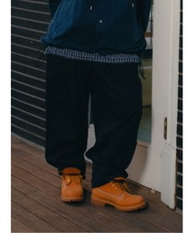 Keboz ナイロンパンツ 中古・古着通販】KEBOZ (ケボズ) ナイロンパンツ ネイビー サイズ:L