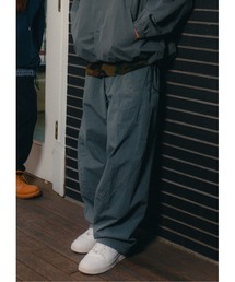 Keboz ナイロンパンツ 中古・古着通販】KEBOZ (ケボズ) ナイロンパンツ ネイビー サイズ:L