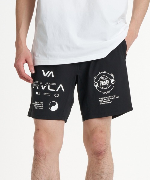 RVCA(ルーカ)の「RVCA メンズ SPIRIT ALL OVER SPORTS SHORTS ショートパンツ 【2026年夏モデル】(その他パンツ・メンズ・ブラック・X-LARGE/SMALL/MEDIUM/LARGE)」の4枚目の写真